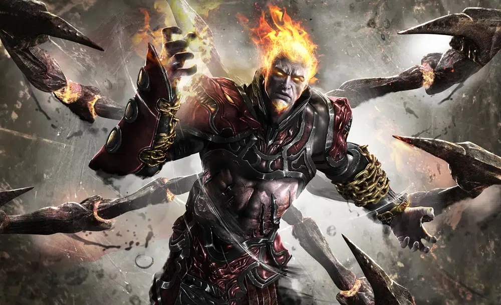 Arès : Le dieu de la guerre, avant que Kratos ne le remplace.