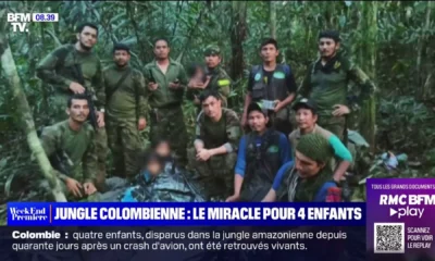 Quatre enfants perdus en Colombie ont été retrouvés après plus de 40 jours