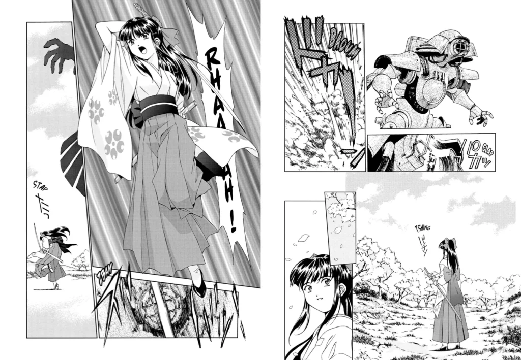 Planche manga sakura wars