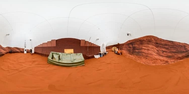 Mars 4 volontaires habitat