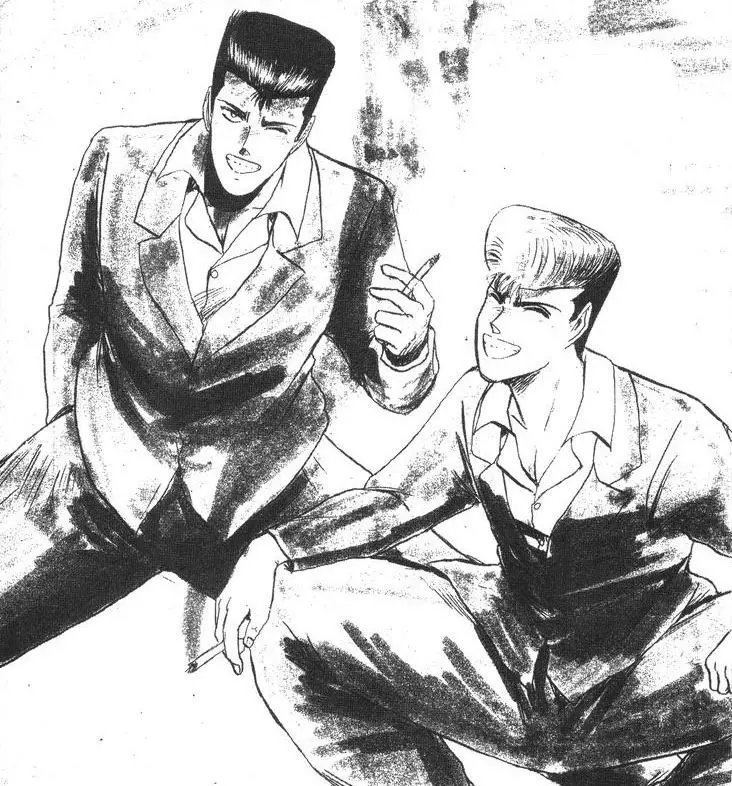 Young gto planche manga - ryuji et onizuka