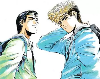 Young gto planche manga - ryuji et onizuka