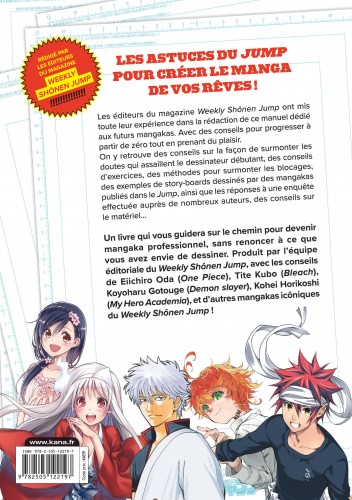 créer un manga l'école du shonen jump