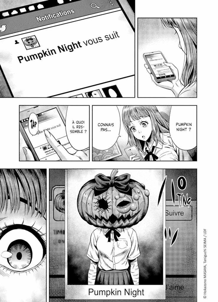 Planche Manga pumpkin Night