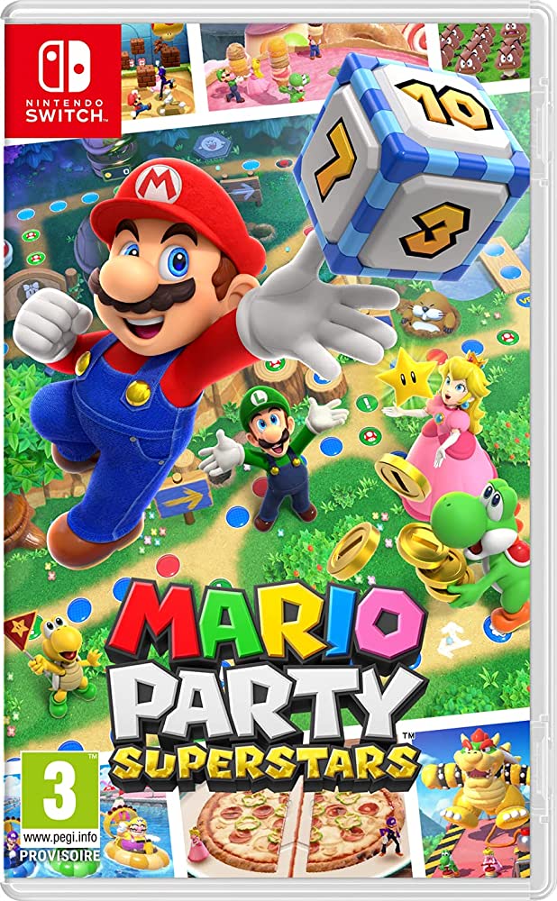 Mario Party Superstars : jeux vidéos à deux (ou plus) jusqu'à quatre.