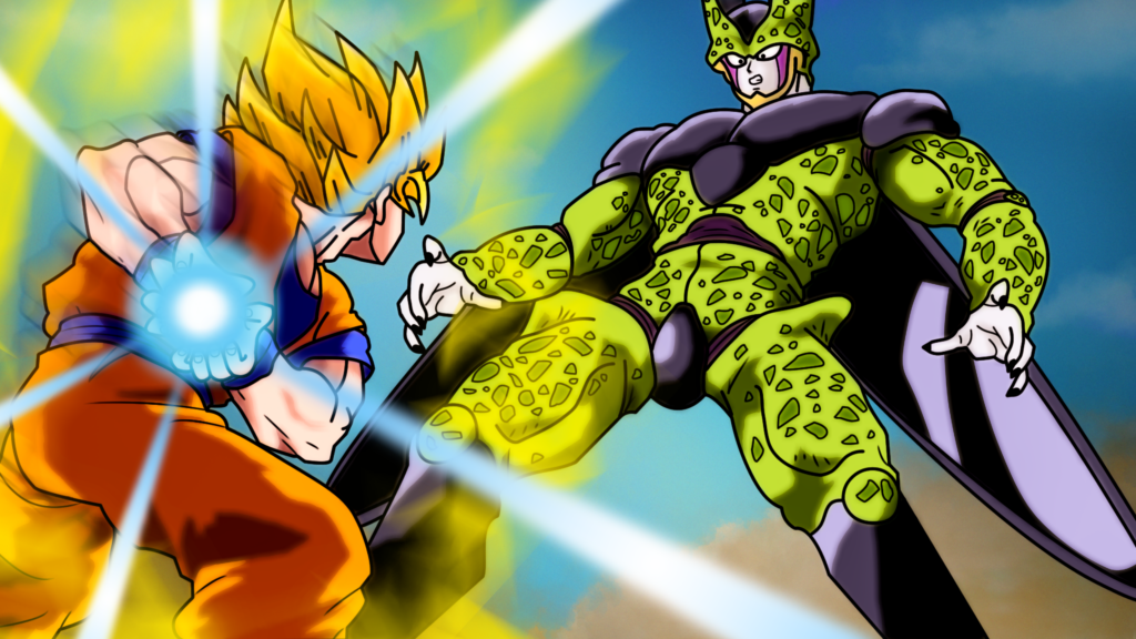 Goku et Cell