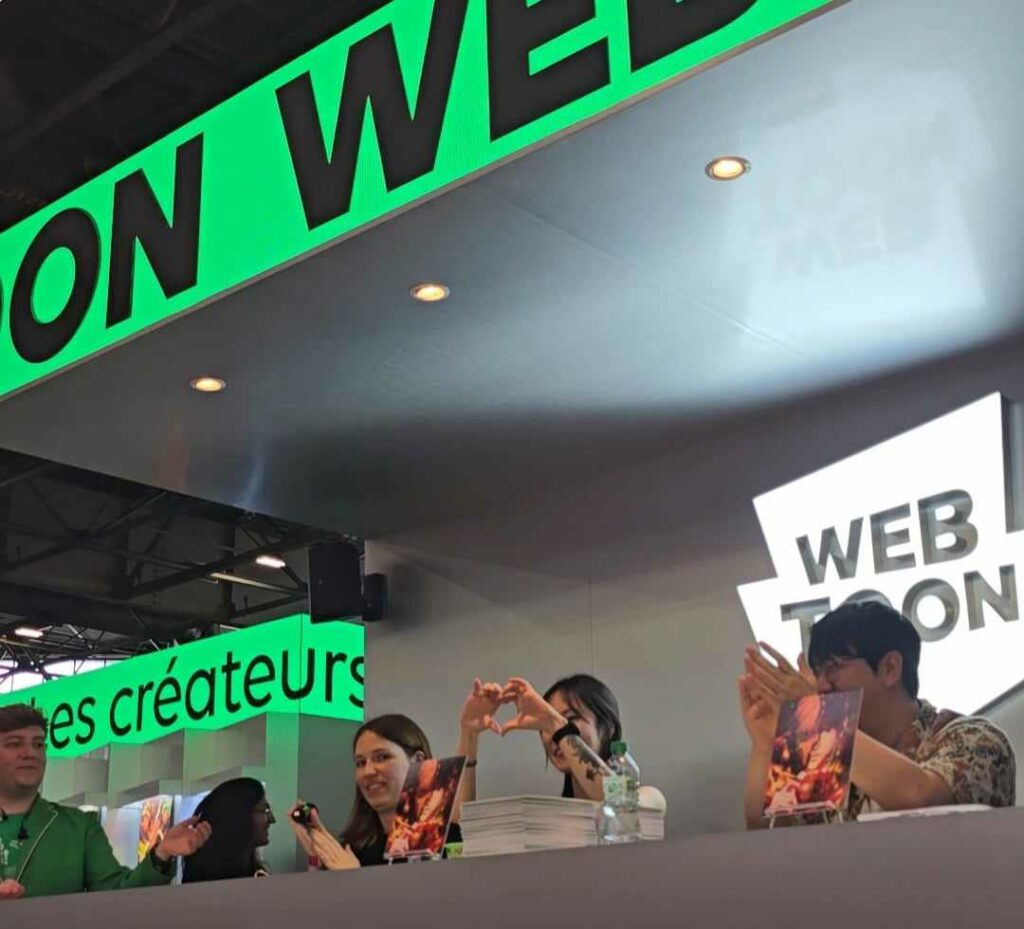 Webtoon Killer peter, kim lina et kim jung hyun à Japan Expo