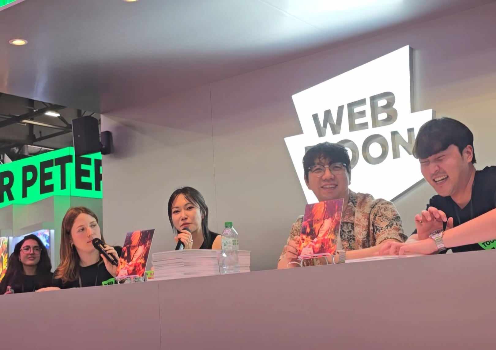 Webtoon Killer peter, kim lina et kim jung hyun à Japan Expo