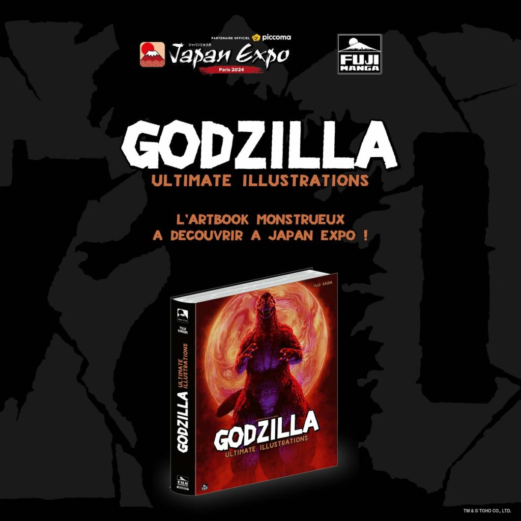 Exposition Japan Expo : Godzilla 70 ans du roi des monstres Livre sorti à l'occasion
