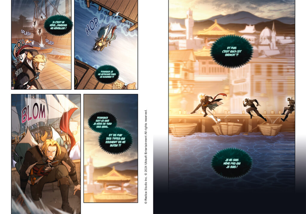 planche webtoon Assassin’s Creed: Forgotten Temple