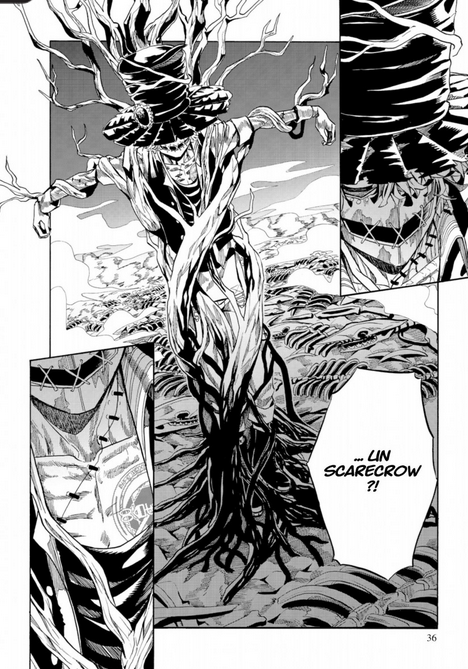 Le secret de Scarecrow planche manga