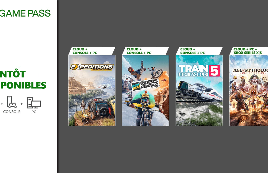 Prochainement dans le Xbox Game Pass : Age of Mythology: Retold, Riders Republic, Train Sim World 5 et bien plus encore