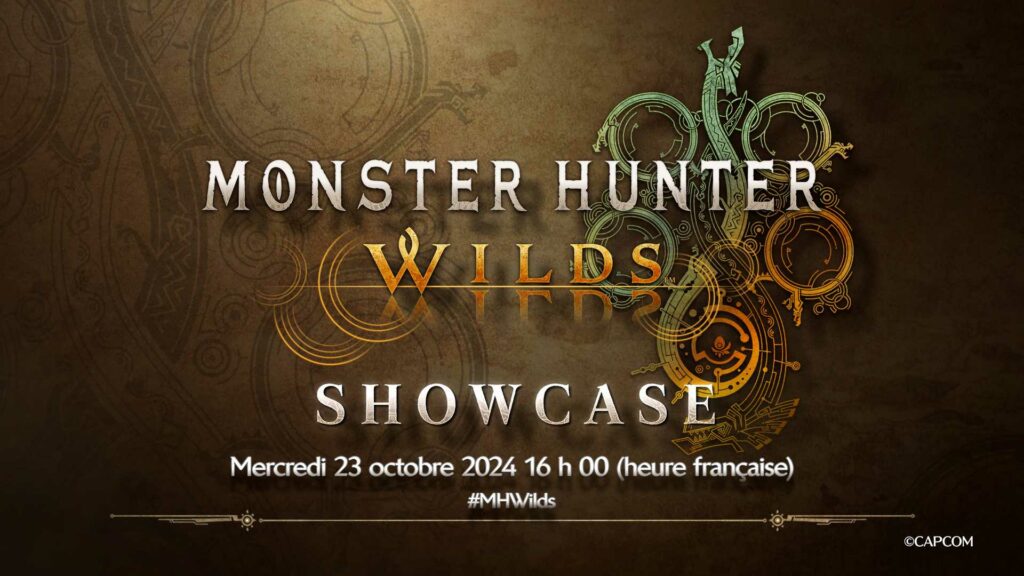 Annonce Capcom – Rendez-vous mercredi 23 octobre pour le nouveau Monster Hunter Wilds Showcase