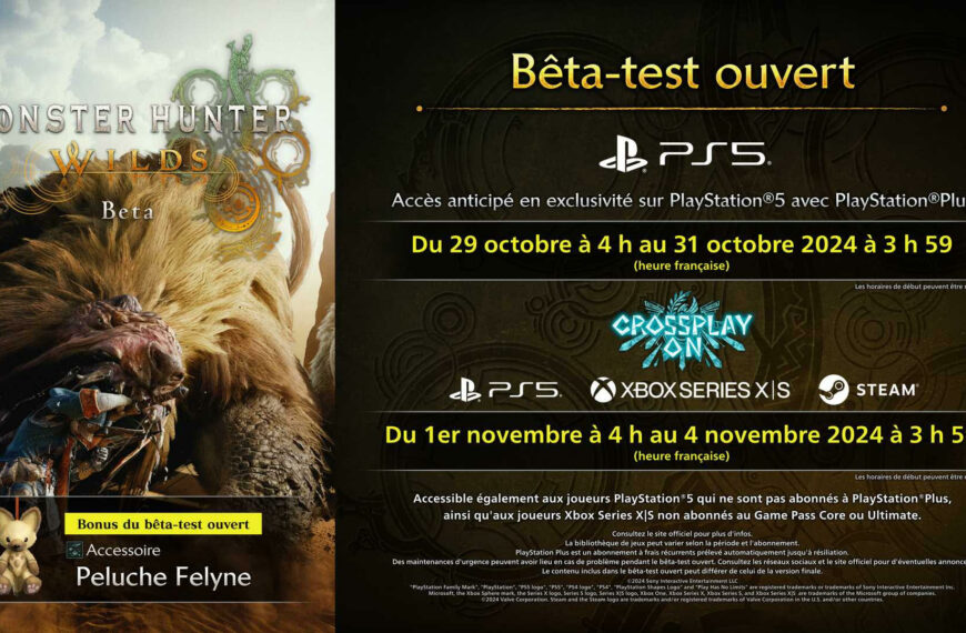 Début du Bêta-Test public pour Monster Hunter Wilds