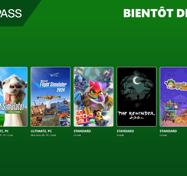 Prochainement dans le Xbox Game Pass : Microsoft Flight Simulator 2024, Metal Slug Tactics, Goat Simulator Remastered et bien plus encore