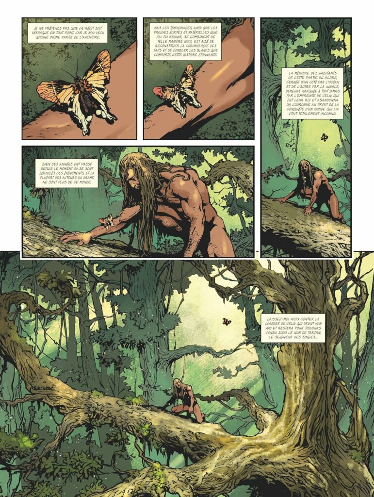 Tarzan l'homme singe planche bd