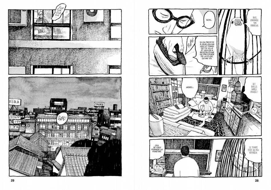 Tokyo ces jours-ci planche manga