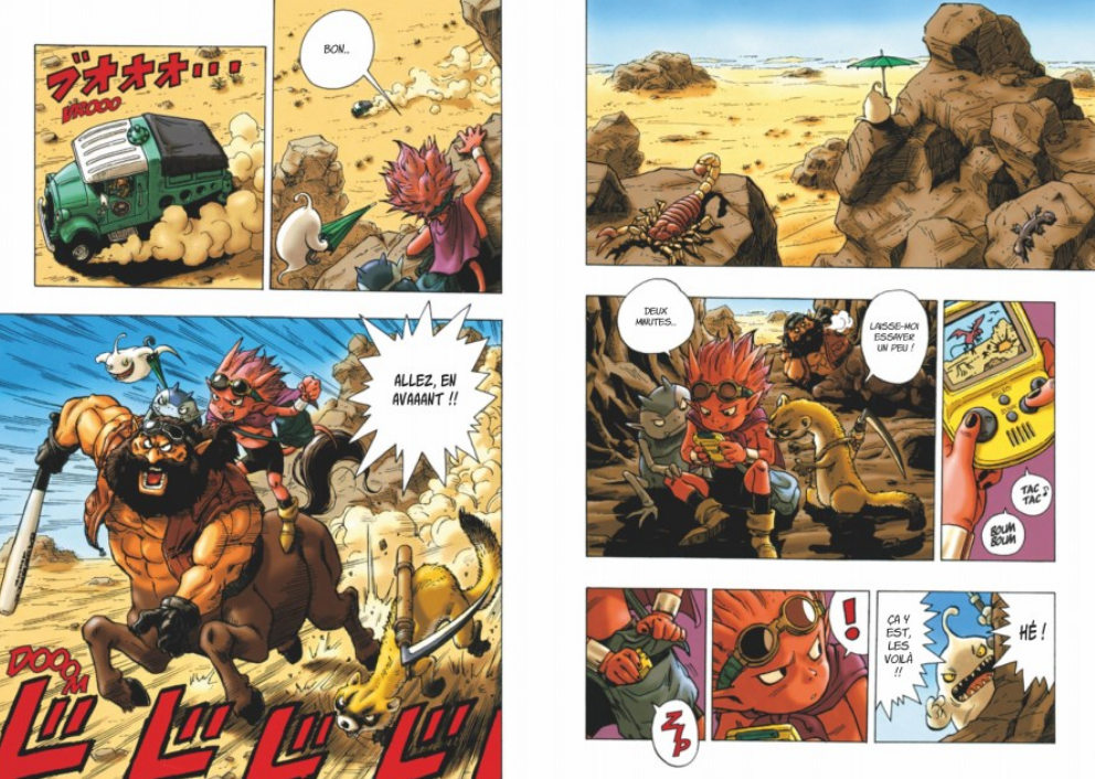 Sand land planche manga