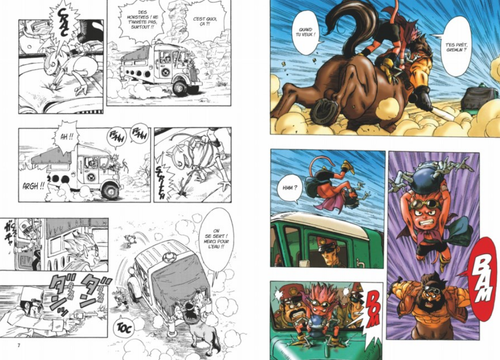 Sand land planche manga