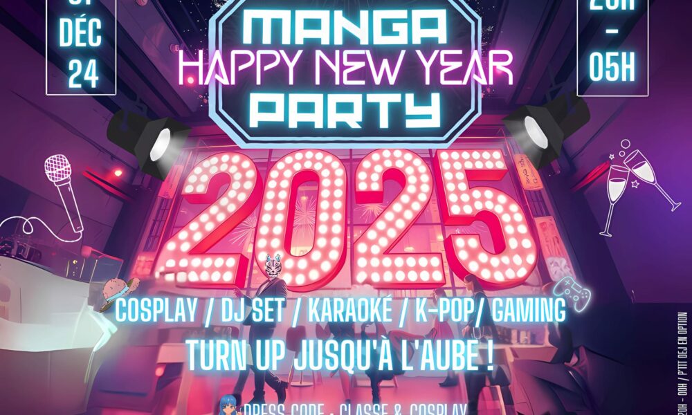 Maison otaku manga happy new year party