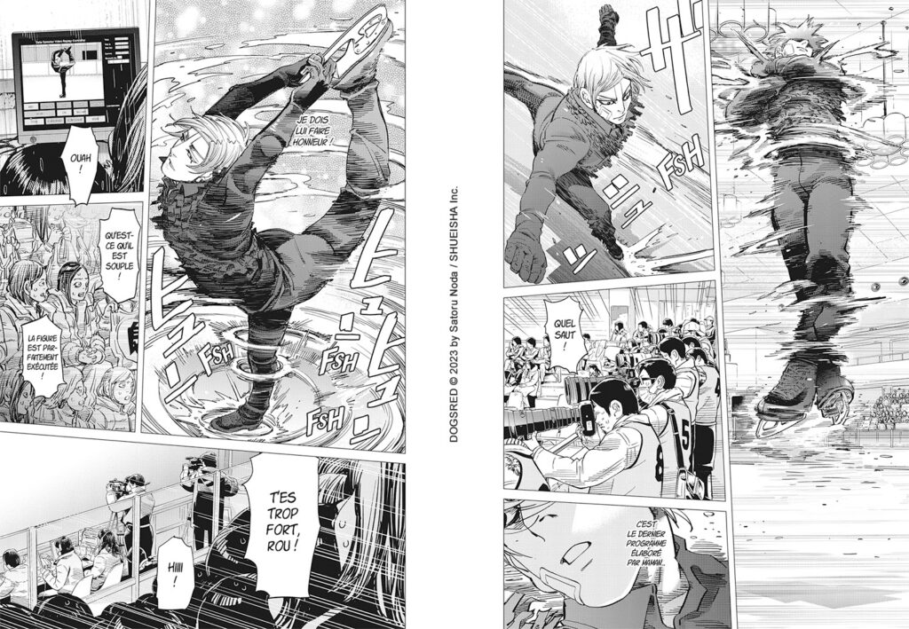 Dogsred planche manga