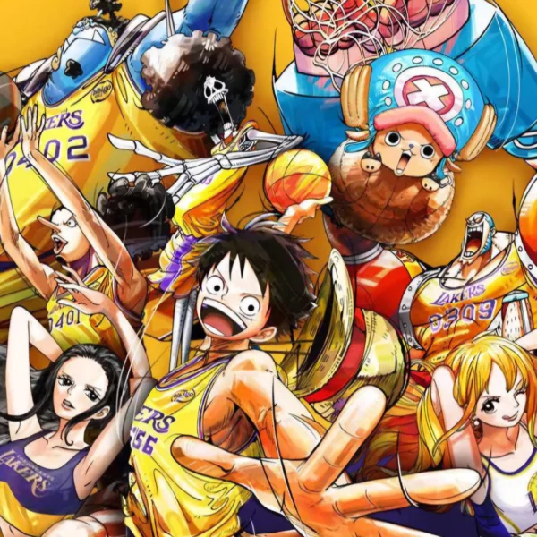 Les Los Angeles Lakers s’associent à One Piece pour une collaboration épique