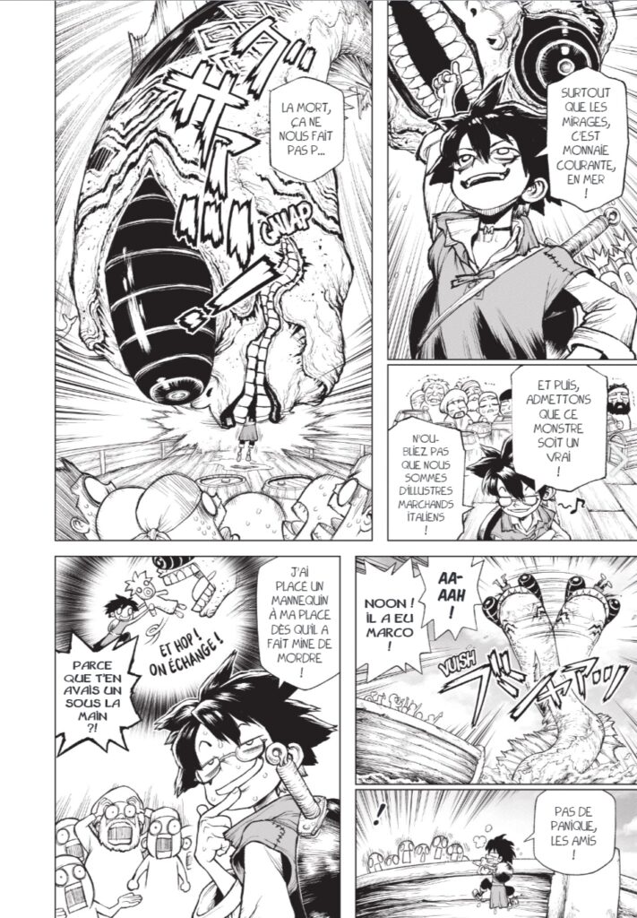 Le livre des multivers planche manga