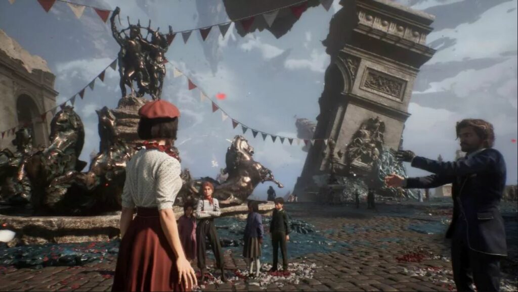 L'arc de Triomphe...fendue en deux