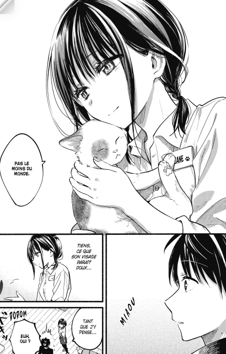 Une fille si féline planche manga