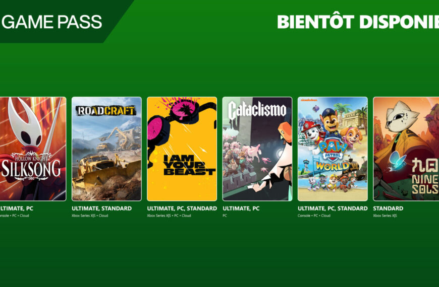 Game Pass septembre 2025 : Hollow Knight Silksong, RoadCraft, I Am Your Beast et plus encore