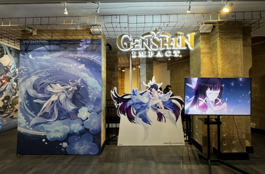 Un salon de thé éphémère Genshin Impact à Paris
