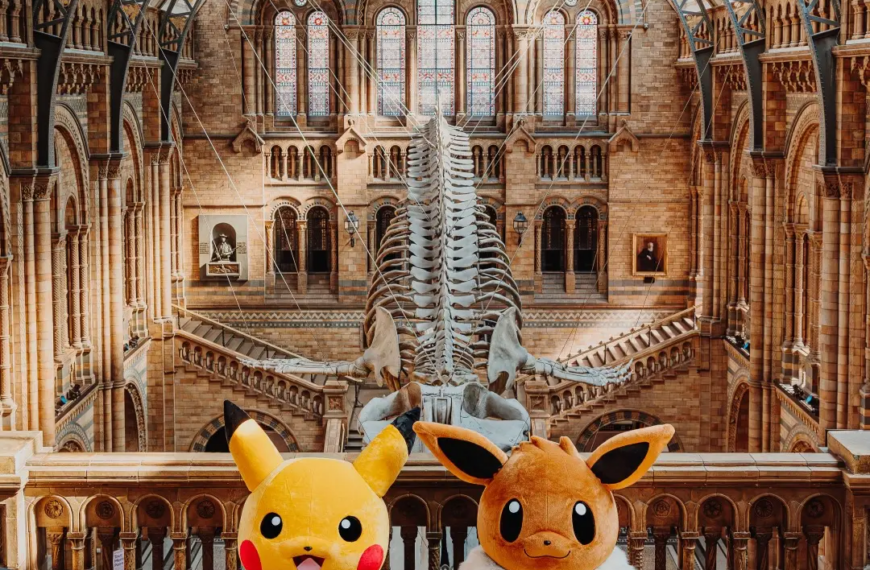 PokĂ©mon s’empare du musĂ©e d’histoire naturelle de Londres !